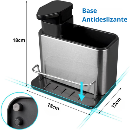 Organizador y Dispensador 3 en 1 SinkMaster™