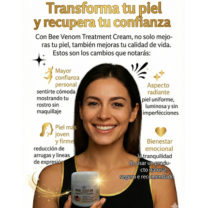 Crema de Veneno de Abeja Alivio Natural del Dolor en Articulaciones