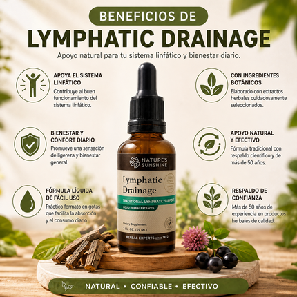 Lymphatic Drainage™ Para controlar la retención de líquidos y esa sensación de hinchazón, empieza hoy