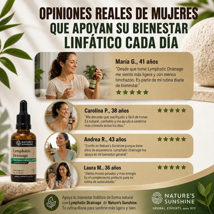Lymphatic Drainage™ Para controlar la retención de líquidos y esa sensación de hinchazón, empieza hoy