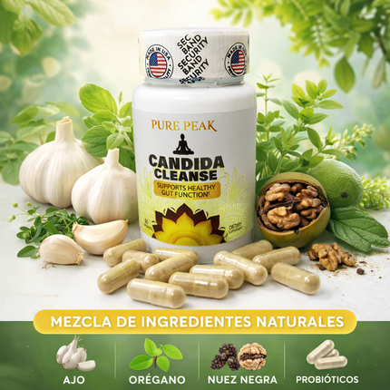 Candida Cleanse® Equilibrio intestinal y control del hongo cándida para un mejor estado fisico, empieza desde hoy