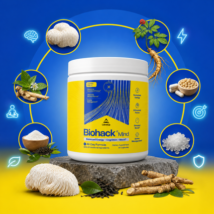 LevelUp Biohack Mind™  Potencia tu mente: energía, memoria y enfoque