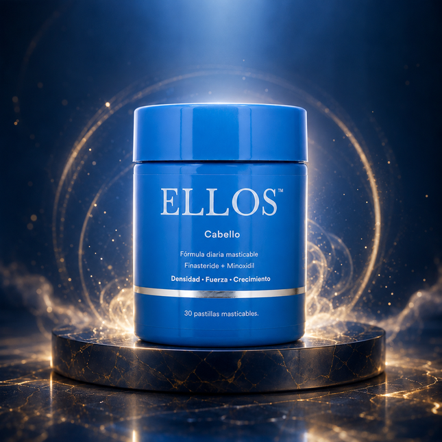 ELLOS™ Cabello  Finasteride + Minoxidil. Bloquea el DHT. Recupera lo que es tuyo.