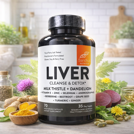 Liver Cleanse & Detox Sandhus Nutrition®  Ayuda a que tu Hígado Funcione Mejor,  inicia desde hoy