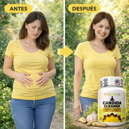 Candida Cleanse® Equilibrio intestinal y control del hongo cándida para un mejor estado fisico, empieza desde hoy