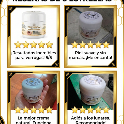 Crema de Veneno de Abeja Alivio Natural del Dolor en Articulaciones