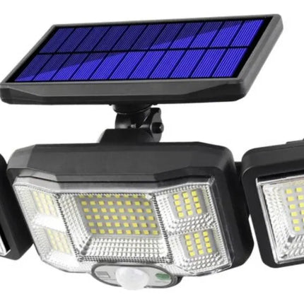 Lámpara Solar 3 Cabezas 192 Led