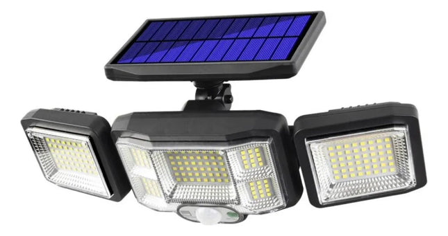 Lámpara Solar 3 Cabezas 192 Led