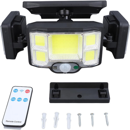 Lámpara Solar 3 Cabezas 192 Led