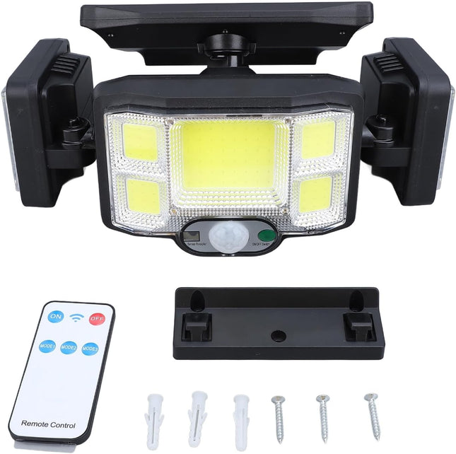 Lámpara Solar 3 Cabezas 192 Led