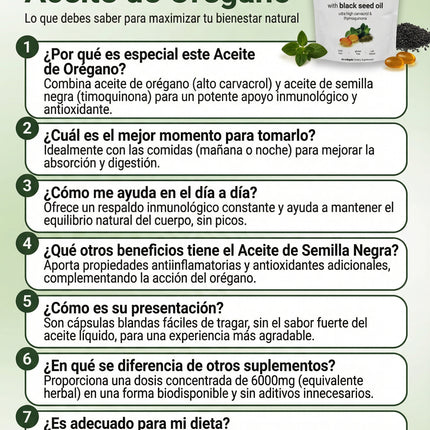 Oil of Oregano  Microingredients® Fórmula 2 en 1 y Defensa Antioxidante para el cuerpo, protejelo desde hoy
