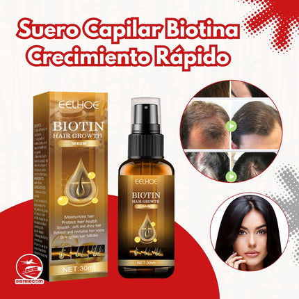 Suero de Biotina para Crecimiento del Cabello