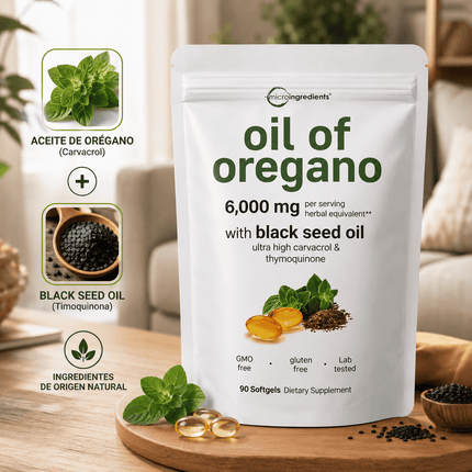 Oil of Oregano  Microingredients® Fórmula 2 en 1 y Defensa Antioxidante para el cuerpo, protejelo desde hoy