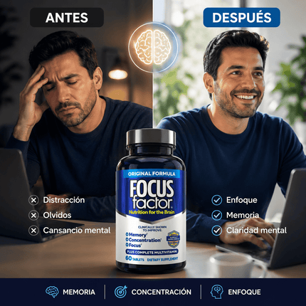 Focus Factor®™ Recupera tu Memoria, Concentración y Enfoque