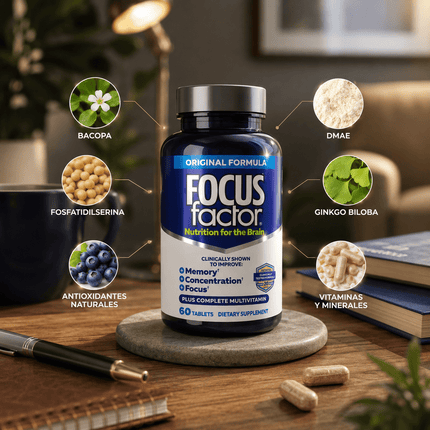 Focus Factor®™ Recupera tu Memoria, Concentración y Enfoque