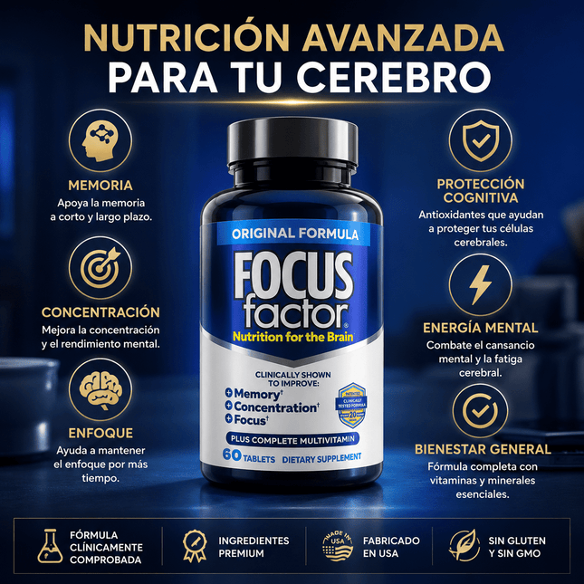 Focus Factor®™ Recupera tu Memoria, Concentración y Enfoque