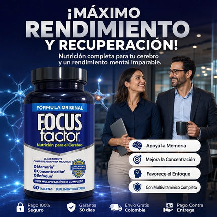 Focus Factor®™ Recupera tu Memoria, Concentración y Enfoque