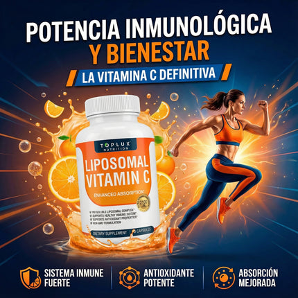 Vitamina C Liposomal 2100 mg Cuídate de enfermedades desde adentro