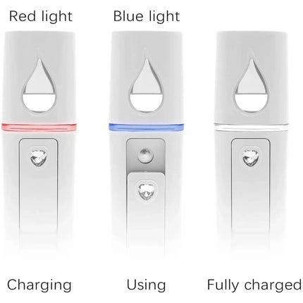 Vaporizador Facial Nano Spray Portátil Recargable