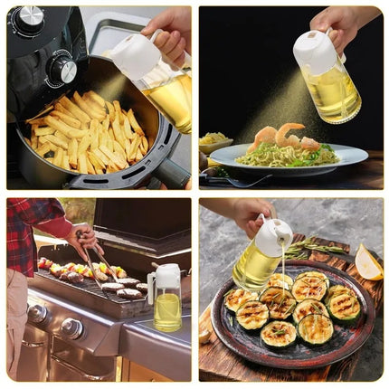 Rociador de Aceite 2 en 1, Spray &amp; Pour Multifuncional