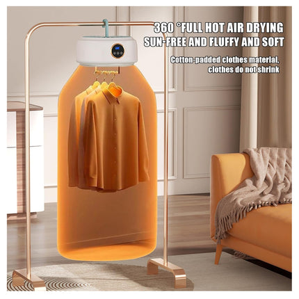 Secadora Eléctrica Portátil 3D con Esterilización UV