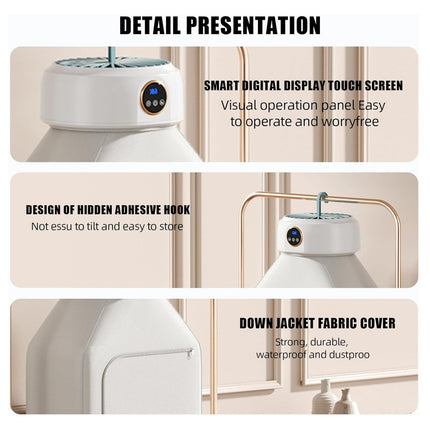 Secadora Eléctrica Portátil 3D con Esterilización UV