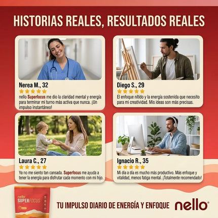 Nello® SuperFocus Activa tu mente y recupera tu enfoque en minutos, empieza desde hoy