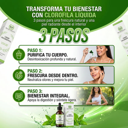 Clorofila Líquida Benevolent Nourishment® Detox y Control de Olor, empieza hoy mismo
