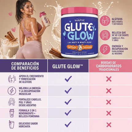 Glute & Glow™ Tonificación y Belleza Femenina en un solo producto, llevalo ahora!