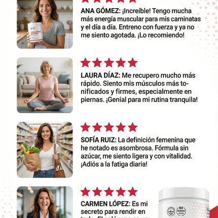 Creatina para Mujeres Old School Labs® Más Fuerza, Más Glúteo, Más Recuperación, la Original!!