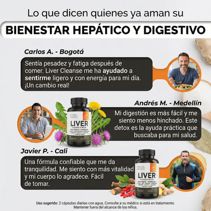 Liver Cleanse & Detox Sandhus Nutrition®  Ayuda a que tu Hígado Funcione Mejor,  inicia desde hoy