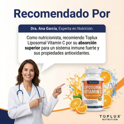 Vitamina C Liposomal 2100 mg Cuídate de enfermedades desde adentro