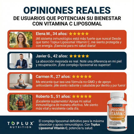 Vitamina C Liposomal 2100 mg Cuídate de enfermedades desde adentro