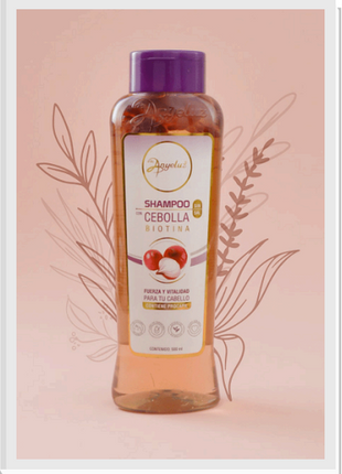 Shampo con cebolla con Biotina