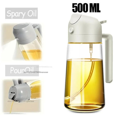 Rociador de Aceite 2 en 1, Spray &amp; Pour Multifuncional