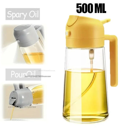 Rociador de Aceite 2 en 1, Spray &amp; Pour Multifuncional